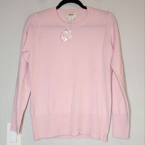 Neiman Marcus Cashmere Pink Sweater Crewneck Size Medium New